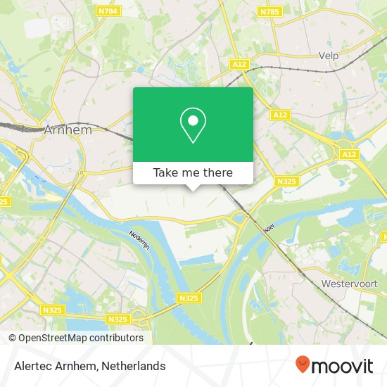 Alertec Arnhem Karte