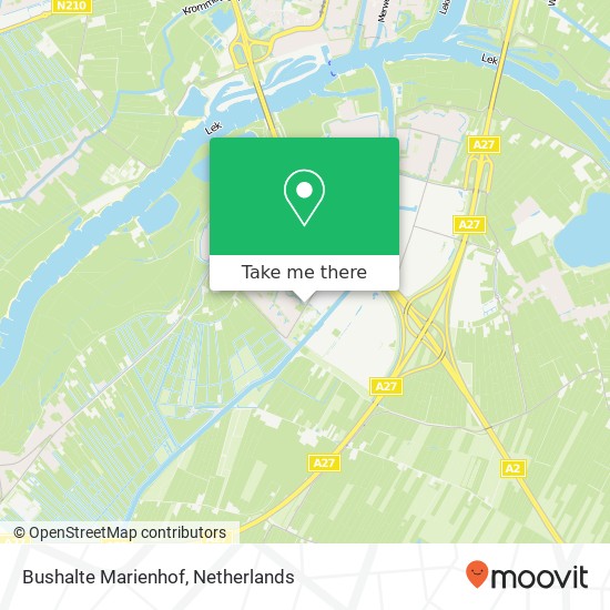 Bushalte Marienhof map