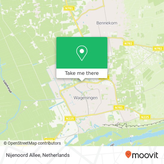 Nijenoord Allee map