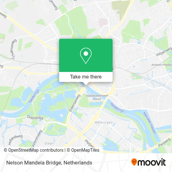 Nelson Mandelabrug map