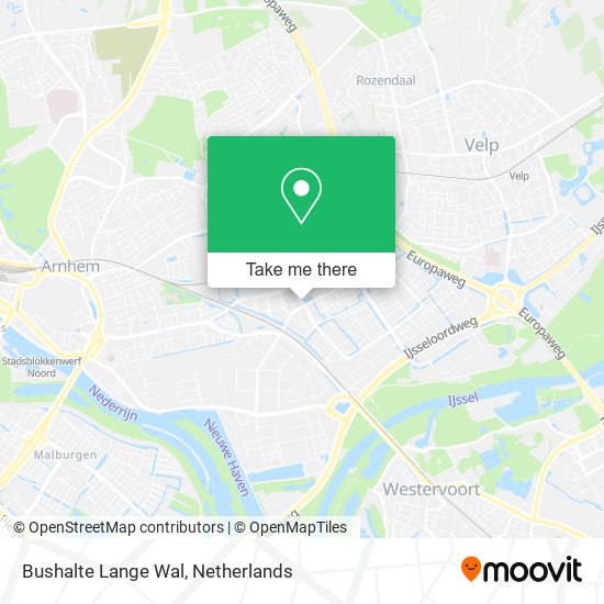 Bushalte Lange Wal map