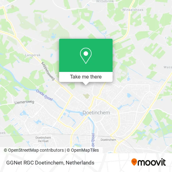 GGNet RGC Doetinchem map