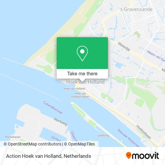 Action Hoek van Holland map