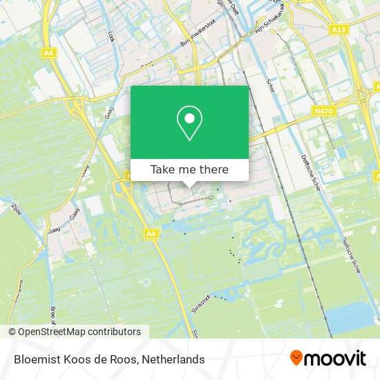 Bloemist Koos de Roos map