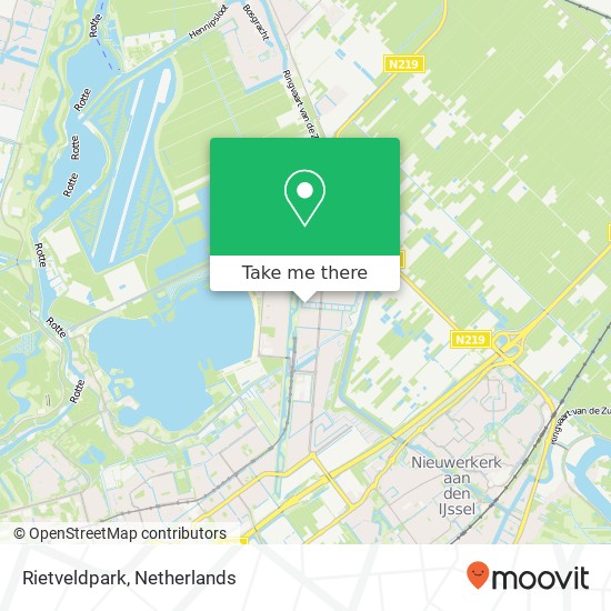 Rietveldpark map