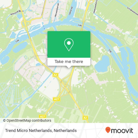 Trend Micro Netherlands map