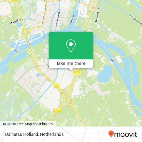 Daihatsu Holland map