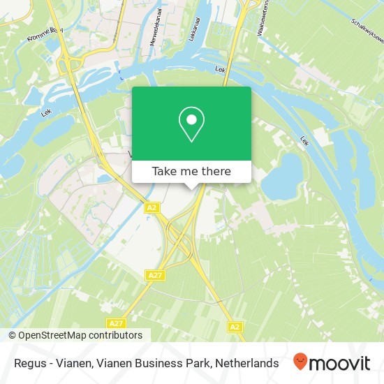 Regus - Vianen, Vianen Business Park Karte