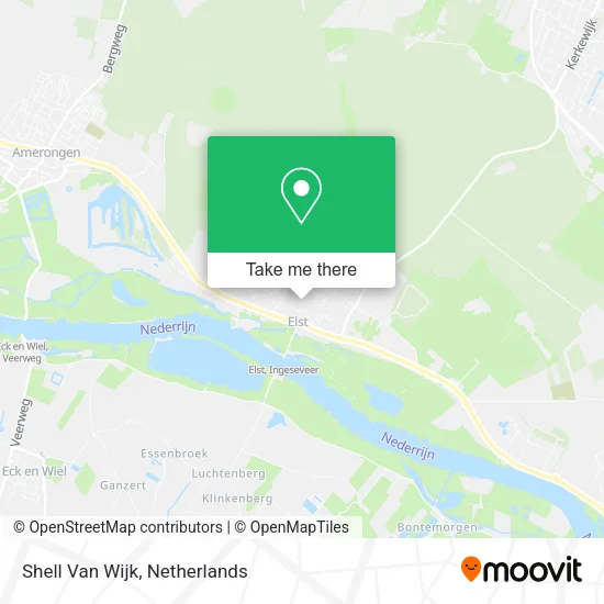 Shell Van Wijk map