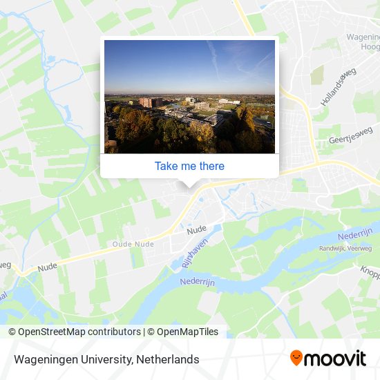 Wageningen University map