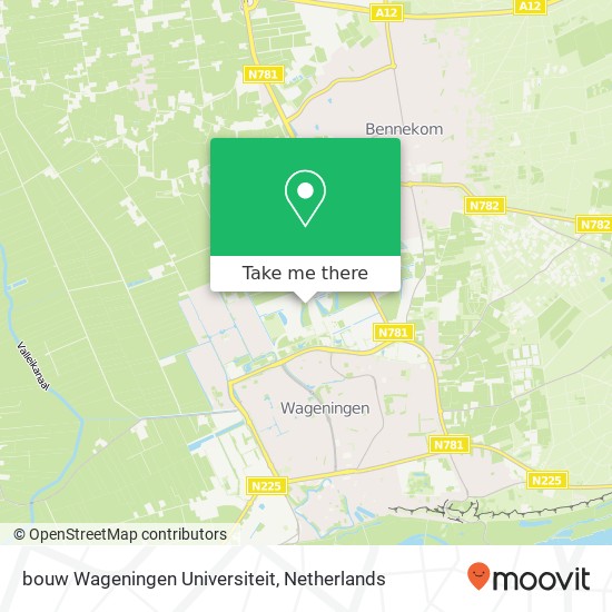 bouw Wageningen Universiteit map