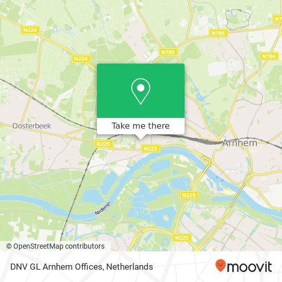 DNV GL Arnhem Offices map