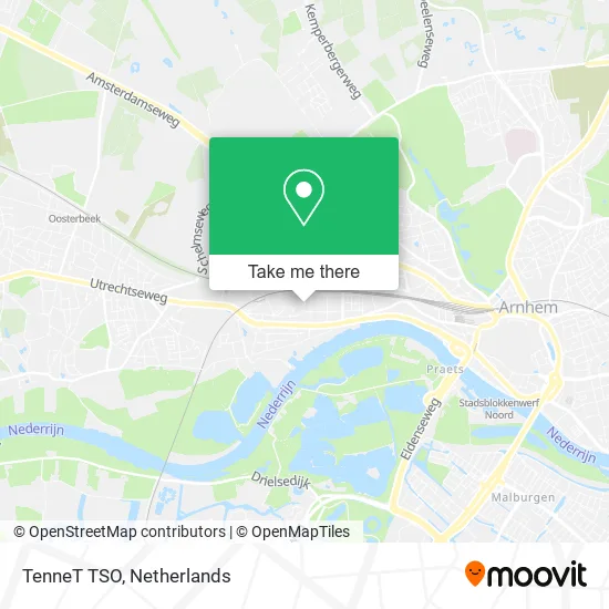 TenneT TSO map