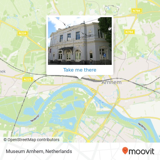 Museum Arnhem map