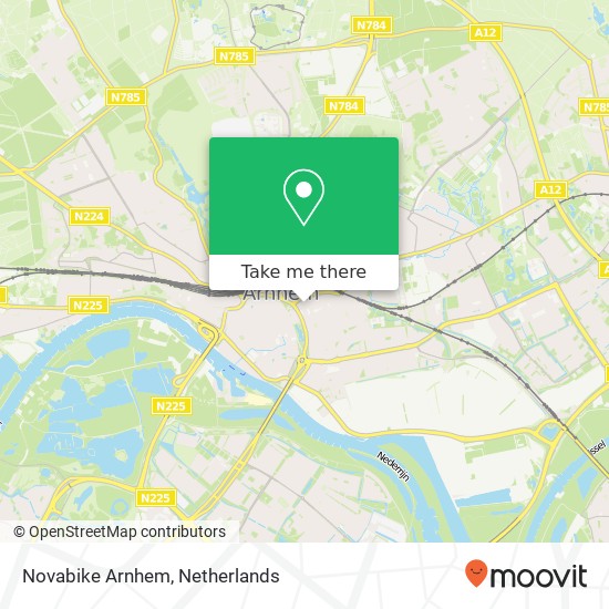 Novabike Arnhem map