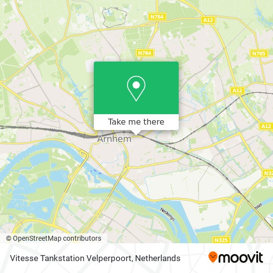 Vitesse Tankstation Velperpoort map