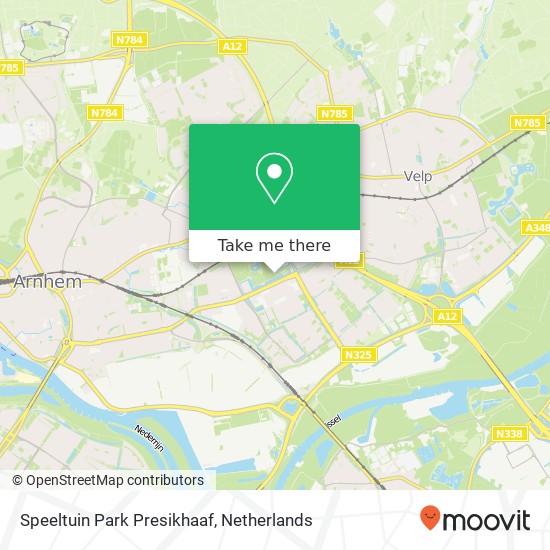 Speeltuin Park Presikhaaf map