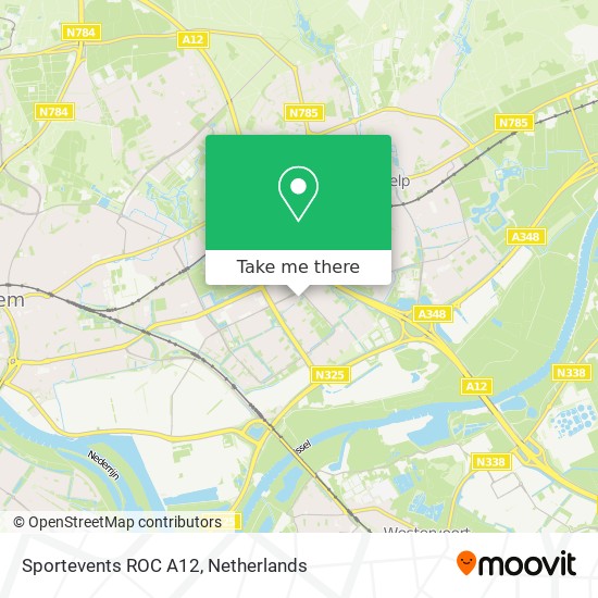 Sportevents ROC A12 map