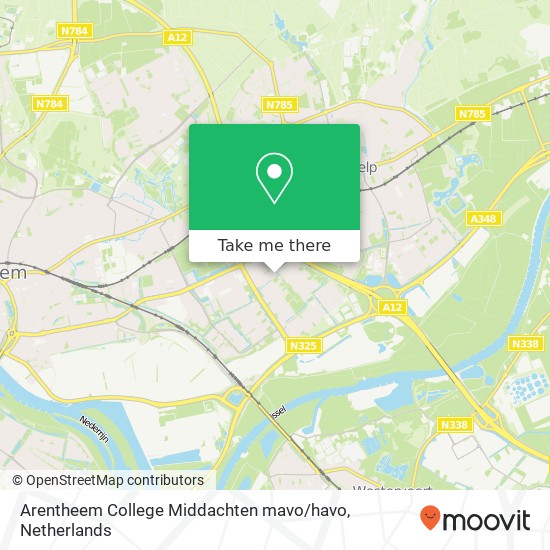 Arentheem College Middachten mavo / havo map