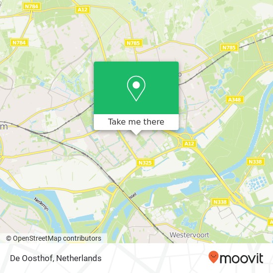 De Oosthof map