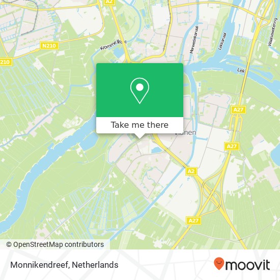 Monnikendreef map