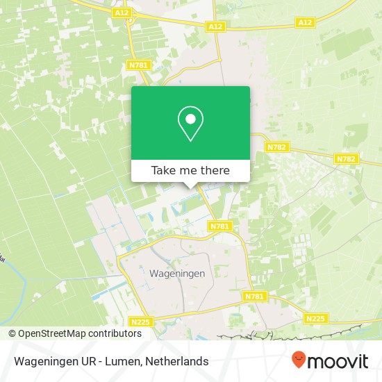 Wageningen UR - Lumen map