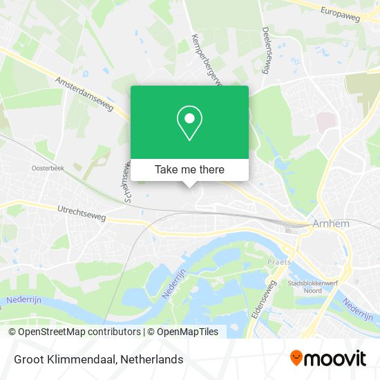 Groot Klimmendaal map