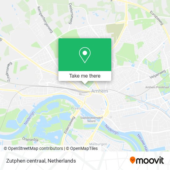 Zutphen centraal Karte