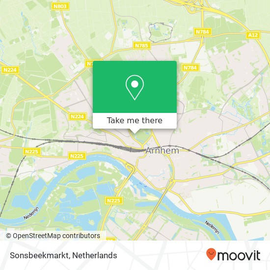 Sonsbeekmarkt map