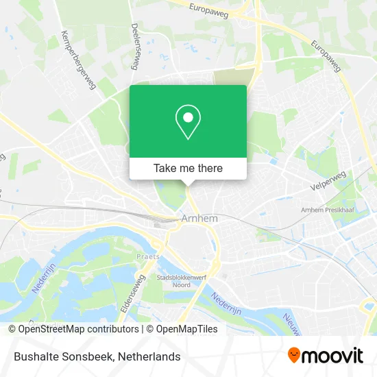 Bushalte Sonsbeek map