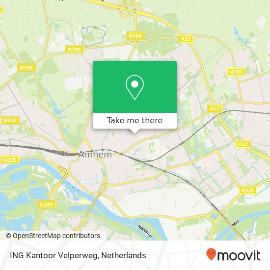 ING Kantoor Velperweg map