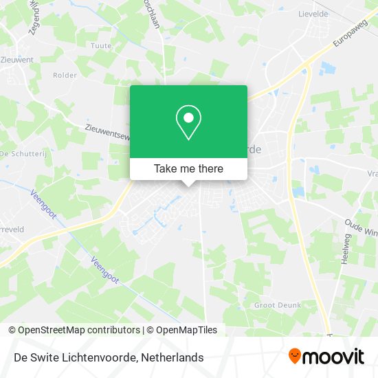 De Swite Lichtenvoorde map