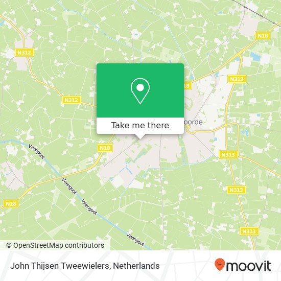 John Thijsen Tweewielers map