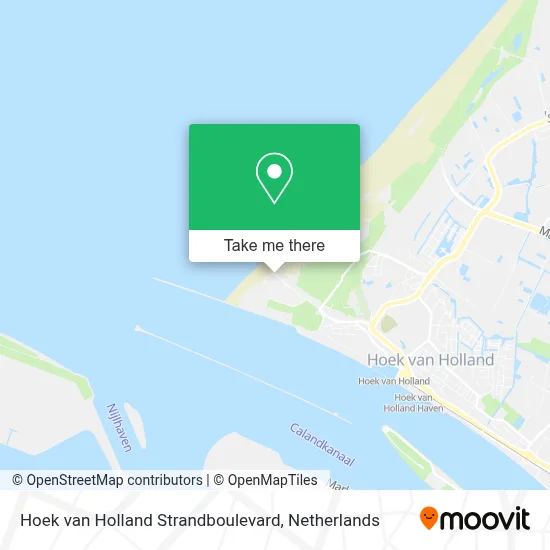 Hoek van Holland Strandboulevard map