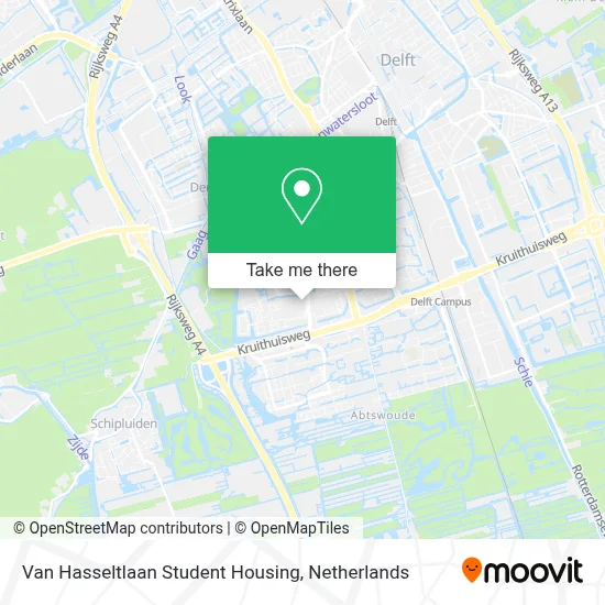 Van Hasseltlaan Student Housing map