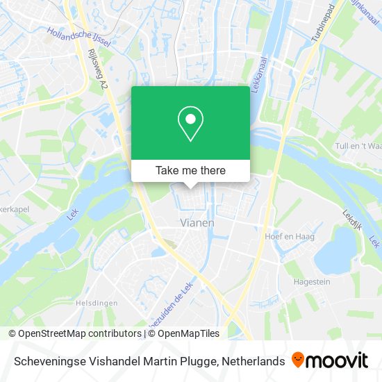 Scheveningse Vishandel Martin Plugge map