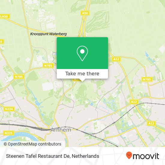 Steenen Tafel Restaurant De map