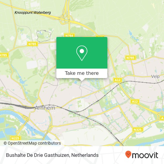 Bushalte De Drie Gasthuizen map