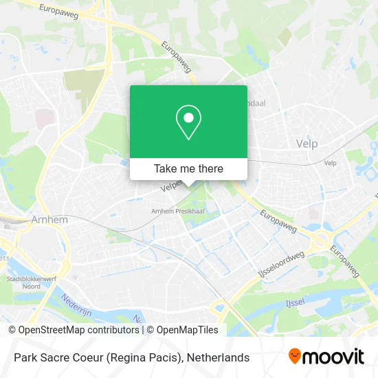 Park Sacre Coeur (Regina Pacis) map