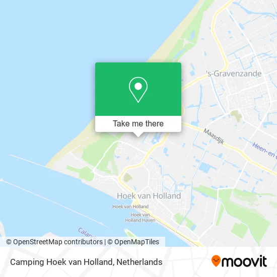 Camping Hoek van Holland Karte