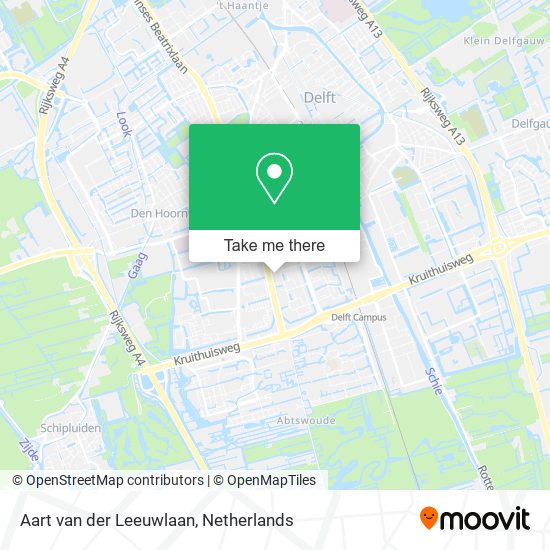 Aart van der Leeuwlaan map