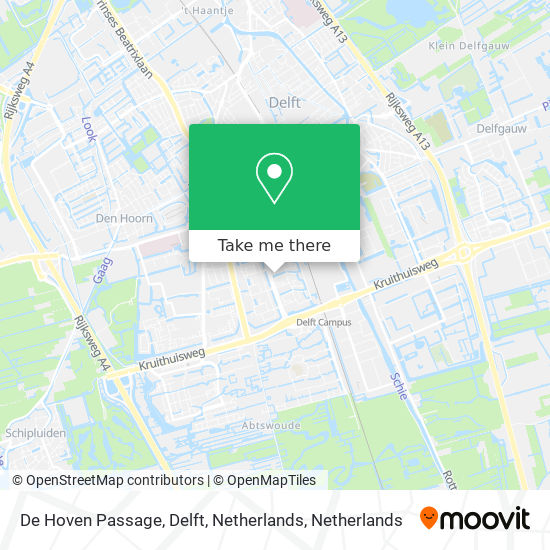 De Hoven Passage, Delft, Netherlands map