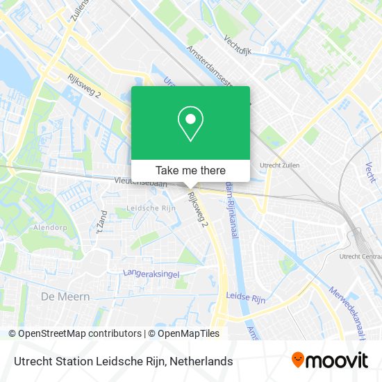 Utrecht Station Leidsche Rijn map