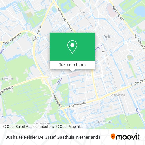 Bushalte Reinier De Graaf Gasthuis map