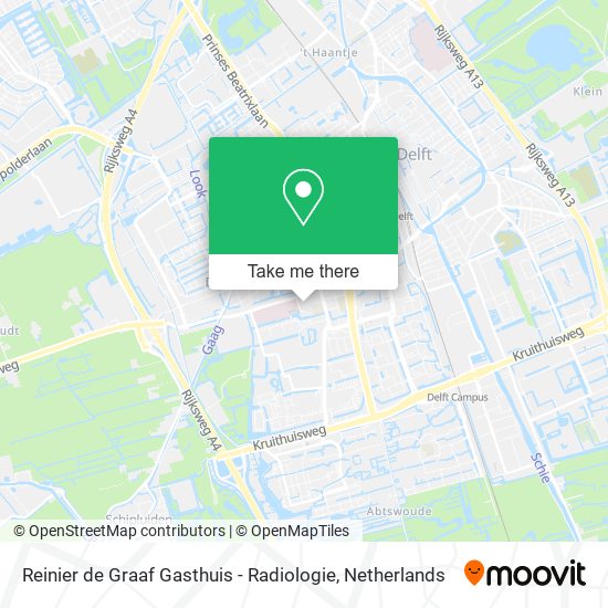 Reinier de Graaf Gasthuis - Radiologie map