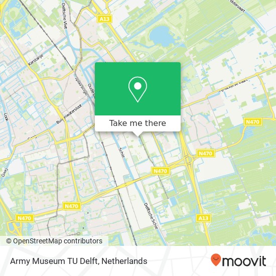 Army Museum TU Delft Karte