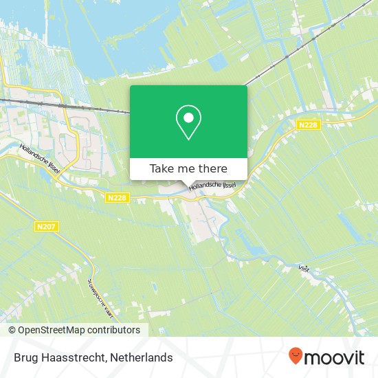 Brug Haasstrecht map