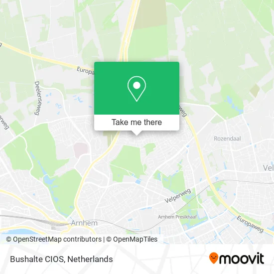 Bushalte CIOS map