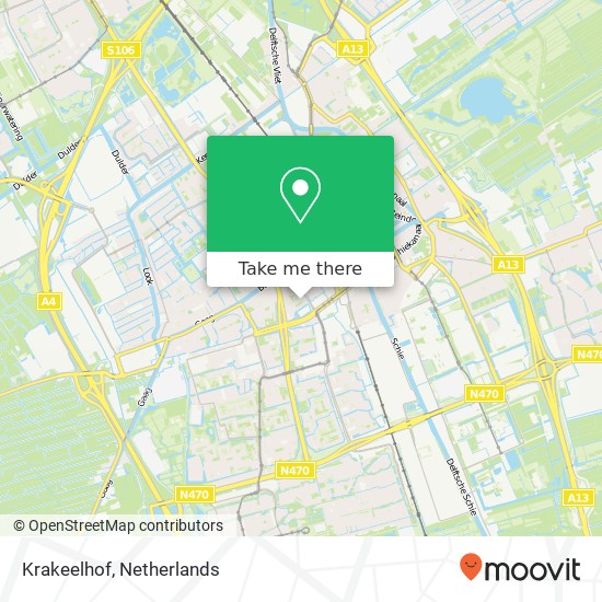 Krakeelhof map