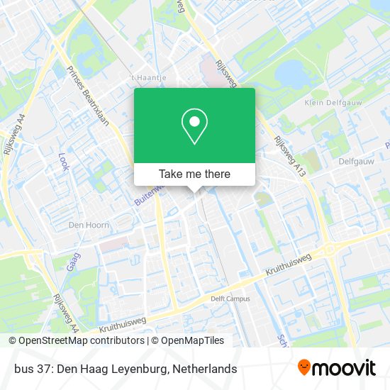 bus 37: Den Haag Leyenburg Karte